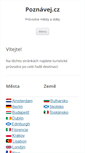 Mobile Screenshot of poznavej.cz